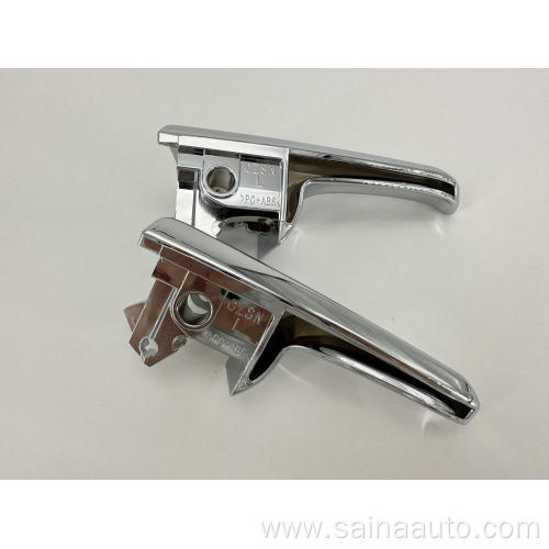 Electroplating handle for automotive interior accessories
